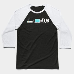 WiFi + Laptop = Fun Baseball T-Shirt